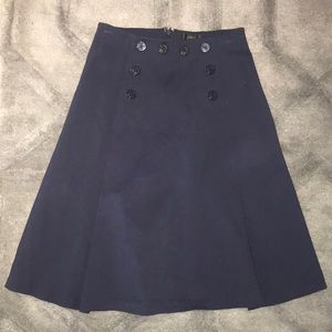 Knee-length flared Jcrew skirt